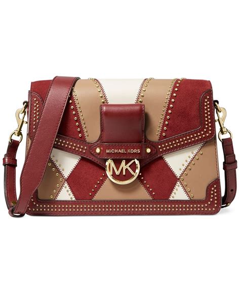 michael michael kors jessie flap leather shoulder bag|michael kors flat shoulder handbags.